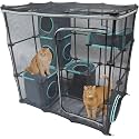 Kitty City Outdoor Catio Furniture and Play Kits for Cats, Outdoor Mega Kit