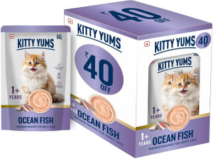 Kitty Yums Mousse For Adult Cats Sea