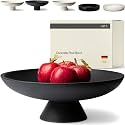 KIVY Concrete Fruit Bowl for Kitchen Counter - Large Decorative Bowl