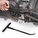 KiWAV Exhaust Spring Hook Puller Tool, Steel T-Handle, 6 in, Black, 1 Pc