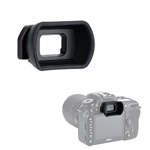 kiwifotos long soft viewfinder eyecup eyepiece for nikon d750 d610 d600 d7500 d7200 d7100 d7000 d5200 d5100 d5000 d3500 d3400 d3300 d3200 d3100 d3000 d300s d300 and more