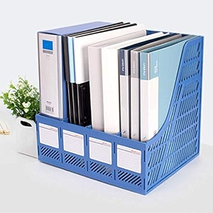 sturdy desktop 4 section magazine plastic hollow holdersdesk organizer verticalfile dividers book holder framesdocument cabinet rack storage organiser box