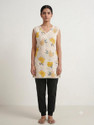KIYORA ENTERPRISES Women Floral Print Straight Kurta