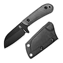 Kizer Deckhand Fixed Blade Hunting Knife with Sheath, D2 Blade Knife
