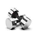 Kizlo Pair of Steel Dumbbells 5KG X 2PCS With Foam Grip, Fixed Weight Dumbbell, Home Gym For Men And Women (Silver, 5KG X 2PCS)