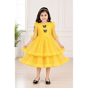 KJD Girls Below Knee Party Dress