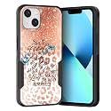 for i Phone 15 Plus Case,Dual Layer Hybrid Heavy Duty Rugged Shockproof Hard PC +Soft Silicone Protective Case for i Phone 15 Plus 6.71 inch 2023,Bible Verse Proverbs 31:25 Glitter Leopard