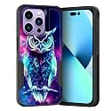 for i Phone 15 Pro Max Case,Dual Layer Hybrid Heavy Duty Rugged Shockproof Hard PC +Soft Silicone Protective Case for i Phone 15 Pro Max 6.7" 2023,Galaxy Owl