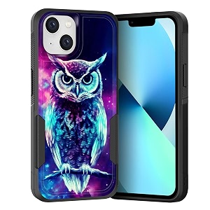 for iphone 15 casedual layer hybrid heavy duty rugged shockproof hard pc soft silicone protective case for iphone 15 61 inch 2023galaxy owl
