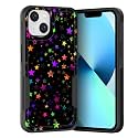 for iPhone 15 Case,Dual Layer Hybrid Heavy Duty Rugged Shockproof Hard PC +Soft Silicone Protective Case for iPhone 15 6.1 inch 2023,Colorful Stars