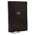 KJV Holy Bible with Apocrypha and 73,000 Center-Column Cross References, Black Leathersoft, Red Letter, Comfort Print: King James Version