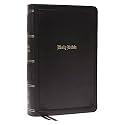 KJV Holy Bible: Large Print Single-Column with 43,000 End-of-Verse Cross References, Black Leathersoft, Personal Size, Red Letter, Comfort Print: King James Version
