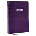 KJV, The Woman's Study Bible, Purple Leathersoft, Red Letter, Full-Color Edition, Comfort Print (Thumb Indexed): Receiving God's Truth for Balance, Hope, and Transformation