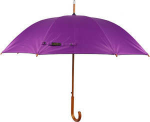 kk 50 inches auto wood star umbrella violet