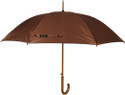 KK 50 inches Auto Wood Star Umbrella (Brown)