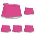 KKBESTPACK Pink Poly Mailers 14.5x19 in, Shipping Bags, 100 Pcs (Pack of 5)