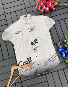 KKCREATION Men Printed Casual Multicolor Shirt