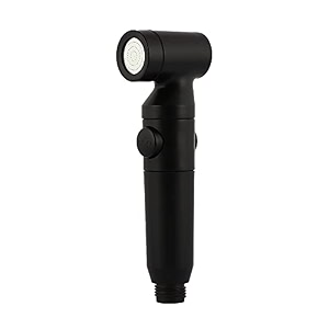 kkd abs brushed health faucet mist toilet hand spray jet without tube and hook black