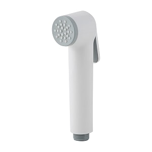 kkd abs health faucet supreme toilet brushed hand spray jet without tube and hook white