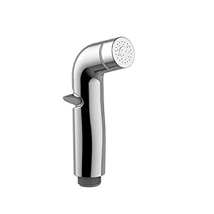 kkd abs health faucet gun with up-down button toilet hand spray jet without tube and hook stainless steel 1 piece bidet sprayer bathroom accessories hand shower for pet wash ht590 in silver