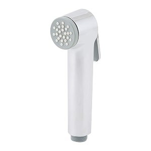 kkd abs health faucet supreme with silicone nozzle toilet hand spray jet without tube and hook white chrome