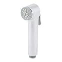 KKD ABS Health Faucet Supreme with Silicone Nozzle Toilet Hand Spray Jet Without Tube and Hook (White), Chrome