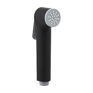 kkd abs health faucet supreme toilet brushed hand spray jet without tube and hook matt black