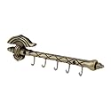 KKD® Bahubali Antique Key Holder for Wall/Antique 6 pin for Keys Hanger Hook, Wall Key Holder, Key Stand, Keys Rack Hook, Key Hanging Hooks (Antique) Hook Rail