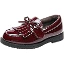 kkdom Girl's Classic Tassel School Uniform Shoes British Style Oxford Shoes