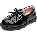 kkdom Girl's Classic Tassel School Uniform Shoes British Style Oxford Shoes