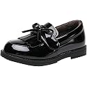 kkdom Girl's Classic Tassel School Uniform Shoes British Style Oxford Shoes