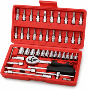 kkimportant 46 in 1 multi-purpose socket wrench repair tool set socket set