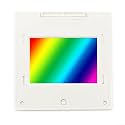 For Kkmoon Transmission Diffraction Grating 80/300/600/1000/1200/1600 Lines Mm Spectrophotometer Optical Teaching Experiment 50X50Mm(1600lines/mm)