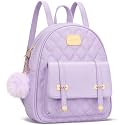 KKXIU Backpack Purse for Women Small Quilted Girls Bookbag