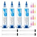 KL-558 No Clean Soldering Flux Paste(5ML-4Pack), Solder Flux For Electronics Soldering, Tin soldering, Lead-Free Rosin Soldering Flux For Circuit Boards and Copper Electrical Wire