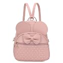 Girls Bowknot Mini Backpack Mouse Ear Polka Dot Convertible Shoulder Purse