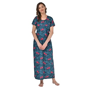 klamotten women39s cotton maxi casual regular nightwear