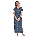 Klamotten Women's Cotton Maxi Casual Regular Nightwear