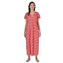 Klamotten Women's Cotton Maxi Casual Regular Nightwear