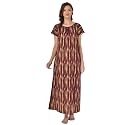 Klamotten Women's Cotton Maxi Casual Regular Nightwear