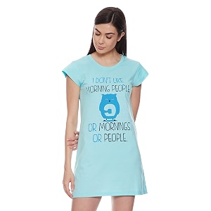 klamotten women39s cotton nightdress s_10gs_blue_x-large