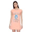 Klamotten Women's Cotton Nightdress (S_10GS_Orange_X-Large)