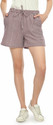 KLART Checkered Women Maroon Regular Shorts