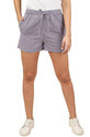 KLART Checkered Women Purple Regular Shorts