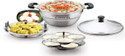 Klassi Kichen 2 IN 1 MULTI KADAI Standard Idli Maker (2 Plates, 8Idlis )1 Steamer Plate Induction & Standard Idli Maker (3 Plates, 8 Idlis )