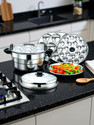 Klassi Kichen Cooker With Steamer Plate Induction & Standard Idli Maker (4 Plates, 21 Idlis )