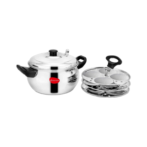 klassi kichen stainless steel induction  standard idli maker 3 plates 12 idlis 