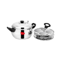 Klassi Kichen STAINLESS STEEL Induction & Standard Idli Maker (3 Plates, 12 Idlis )