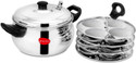 Klassi Kichen STAINLESS STEEL (4 Plates, 16 Idlis ) Induction & Standard Idli Maker (4 Plates, 16 Idlis )