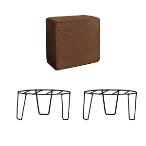 klassic circular pro metal plant standpot stand plant stand for balcony  pot stand for indoor plants  planter stand  plant stand for indoor living room black pack of 2